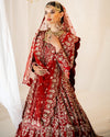 Ready to wear - Tailcut Gown Red 8058